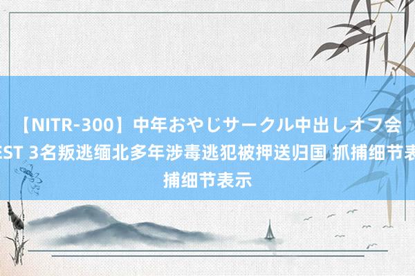 【NITR-300】中年おやじサークル中出しオフ会 BEST 3名叛逃缅北多年涉毒逃犯被押送归国 抓捕细节表示