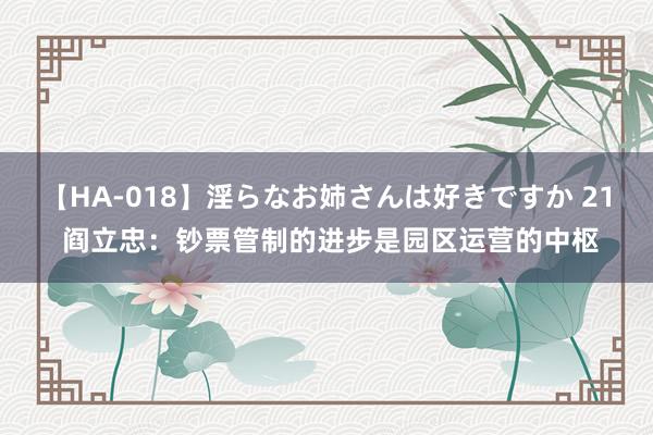 【HA-018】淫らなお姉さんは好きですか 21 阎立忠：钞票管制的进步是园区运营的中枢