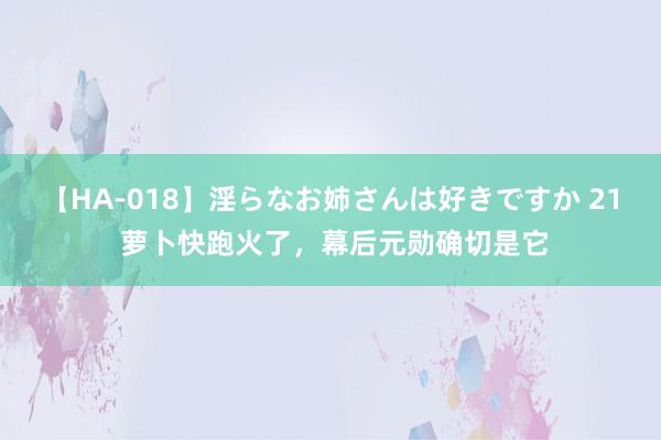 【HA-018】淫らなお姉さんは好きですか 21 萝卜快跑火了，幕后元勋确切是它