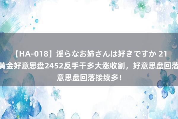 【HA-018】淫らなお姉さんは好きですか 21 王杨：黄金好意思盘2452反手干多大涨收割，好意思盘回落接续多！