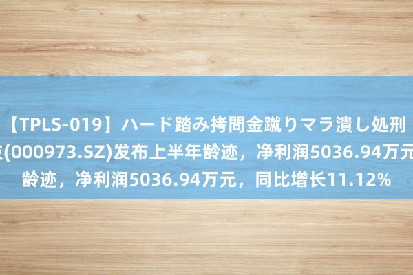 【TPLS-019】ハード踏み拷問金蹴りマラ潰し処刑 JUN女王様 佛塑科技(000973.SZ)发布上半年龄迹，净利润5036.94万元，同比增长11.12%